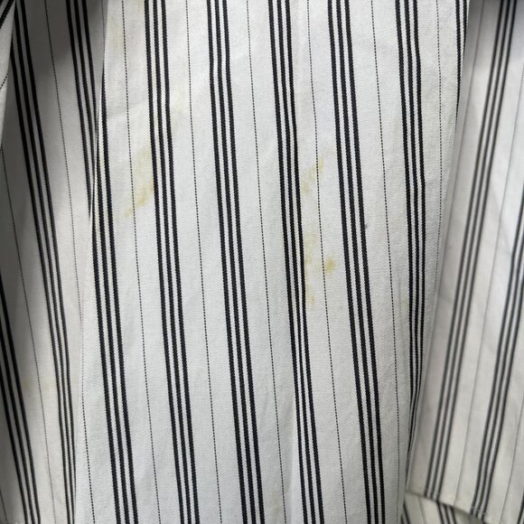 NWT A.L.C. Women's White Black Striped Wrap Asymmetrical Skirt Size 8 - Picture 11 of 15